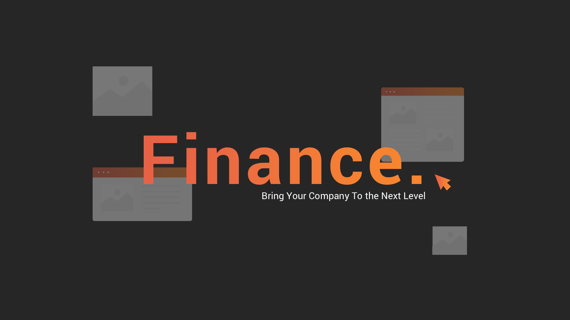 Business Finance Dark slide 2